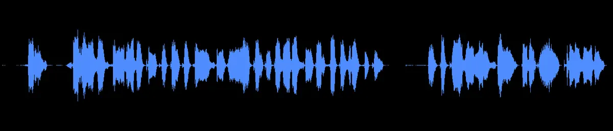 Captura 5 de nuestra prueba de KittenTTS: Forma de onda del WAV generado (11,1 s).